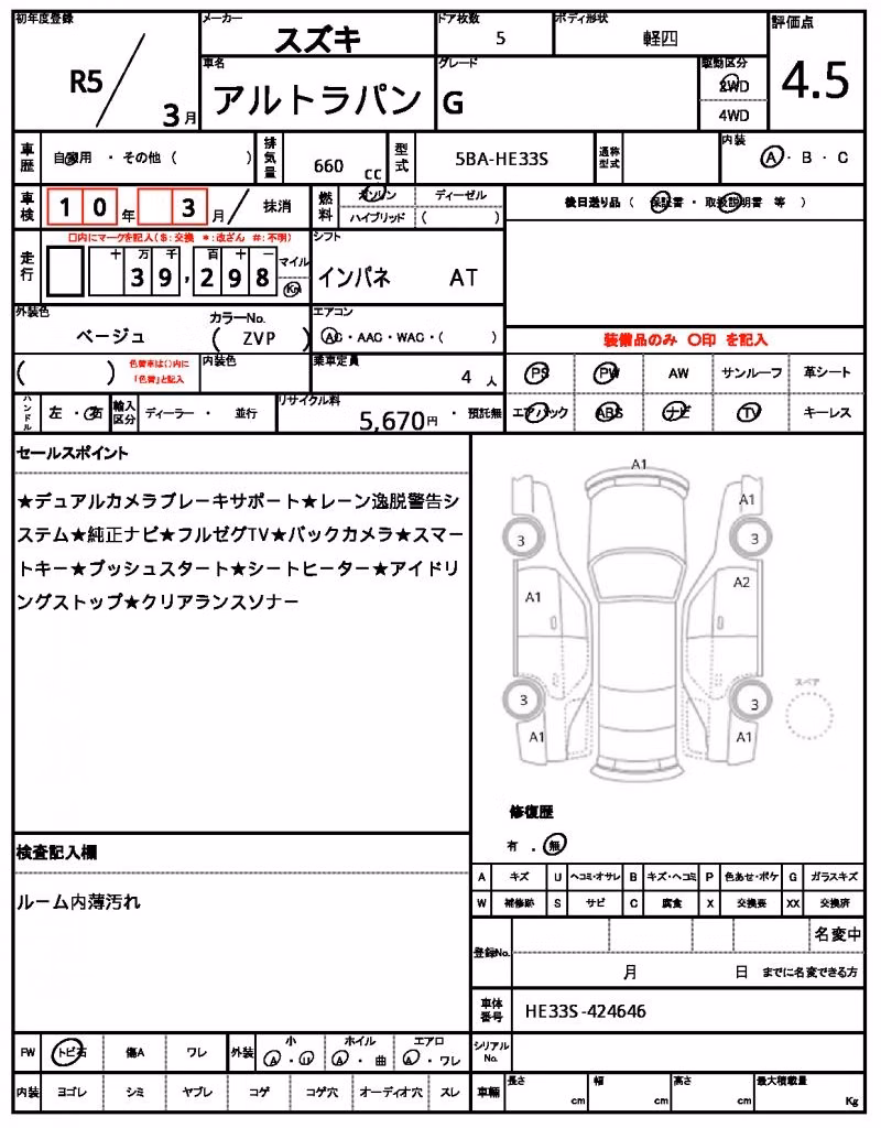 SUZUKI ALTO LAPIN