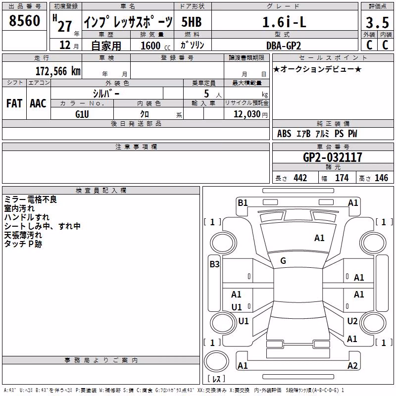 SUBARU IMPREZA