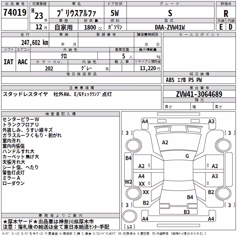 TOYOTA PRIUS ALPHA