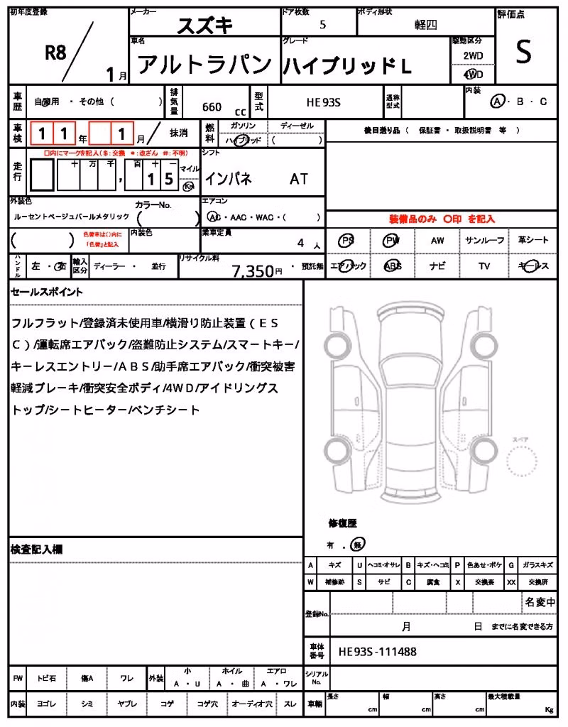 SUZUKI ALTO LAPIN