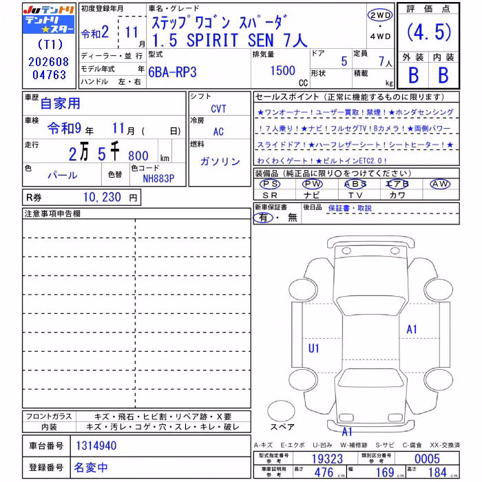 HONDA STEPWGN