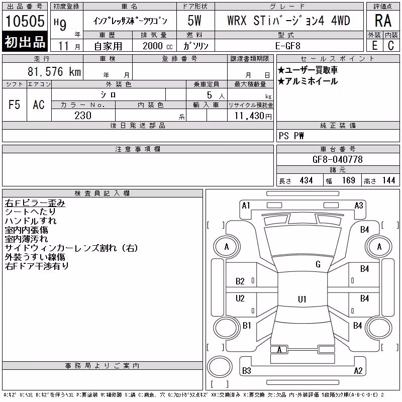 SUBARU IMPREZA