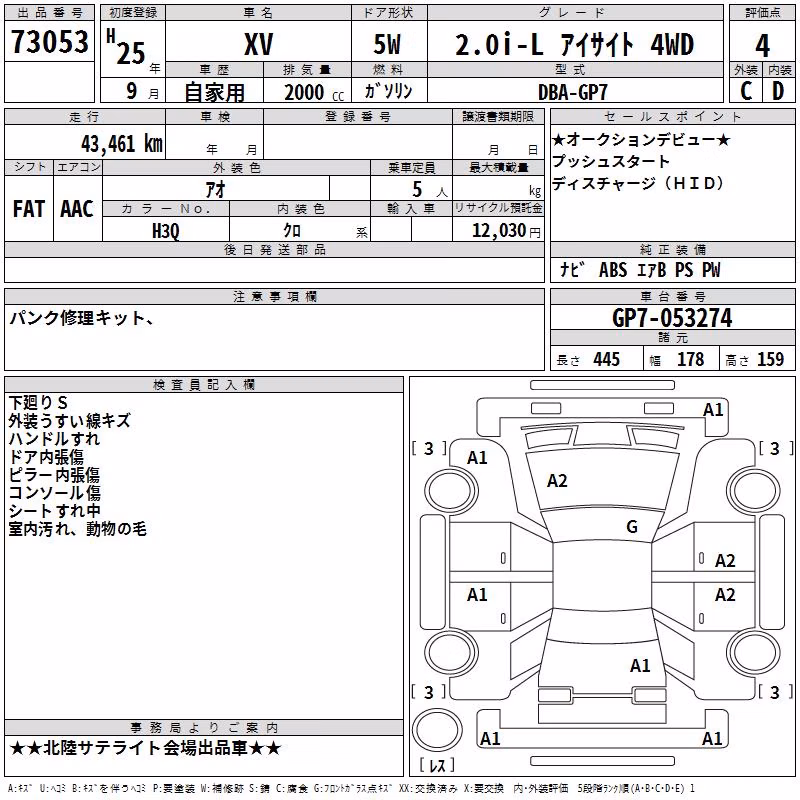 SUBARU XV