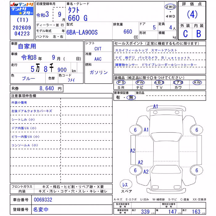 DAIHATSU TAFT