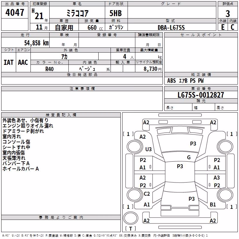 DAIHATSU MIRA COCOA