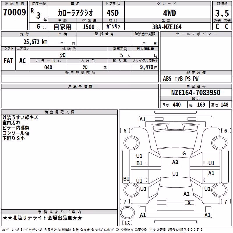 TOYOTA COROLLA AXIO