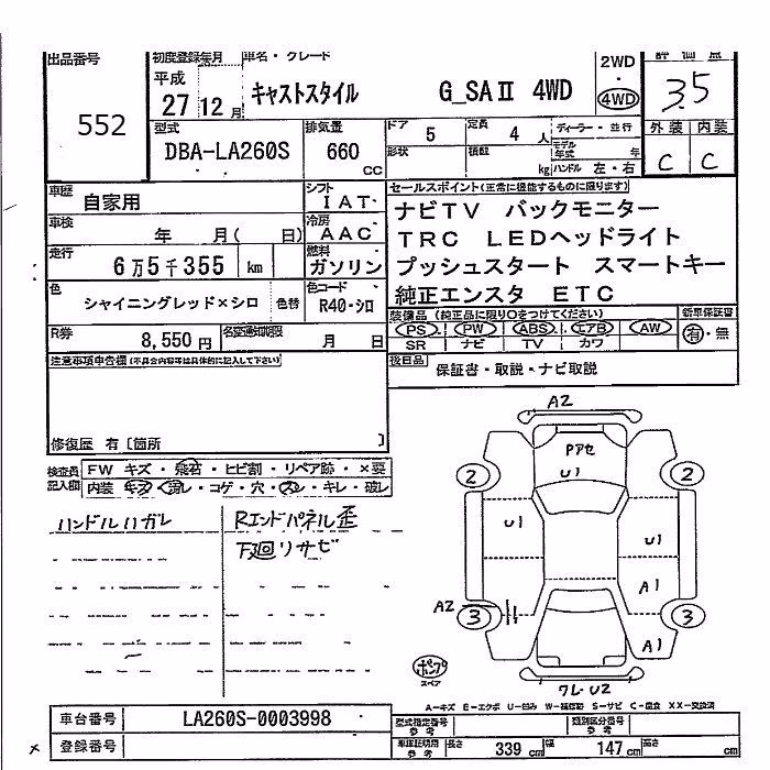 DAIHATSU CAST
