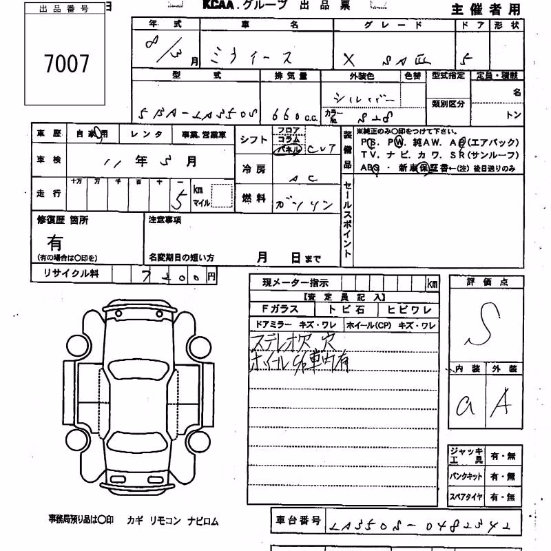 DAIHATSU MIRA E:S