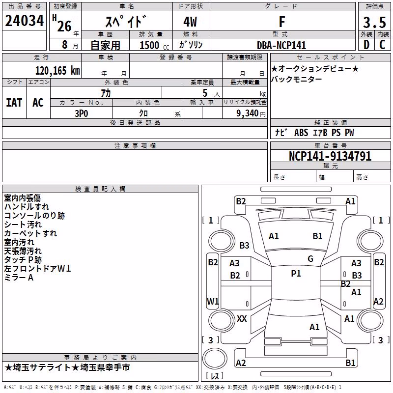 TOYOTA SPADE