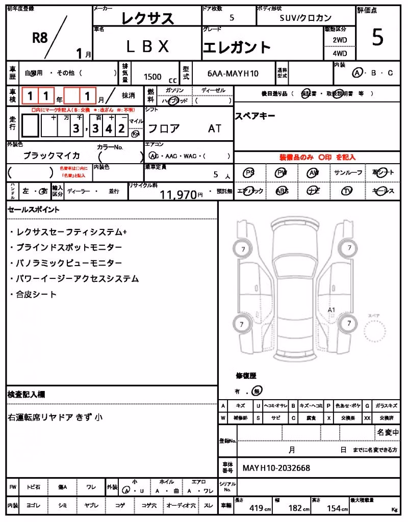 LEXUS LBX