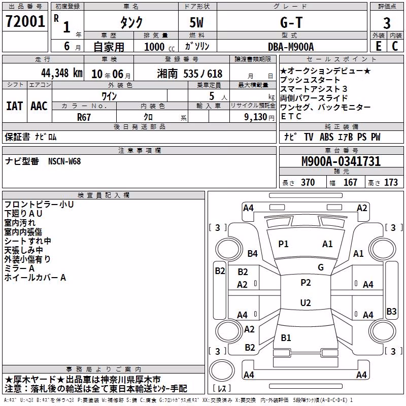 TOYOTA TANK