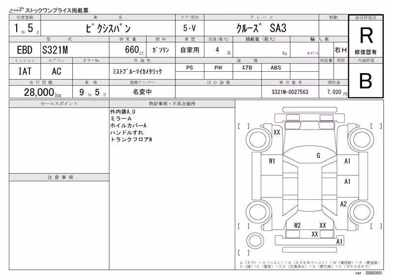 TOYOTA PIXIS VAN
