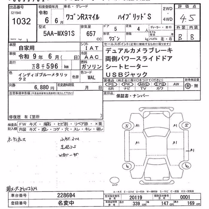 SUZUKI WAGON R SMILE