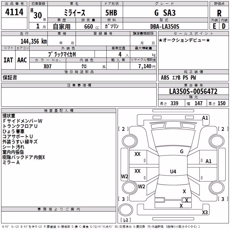 DAIHATSU MIRA E:S