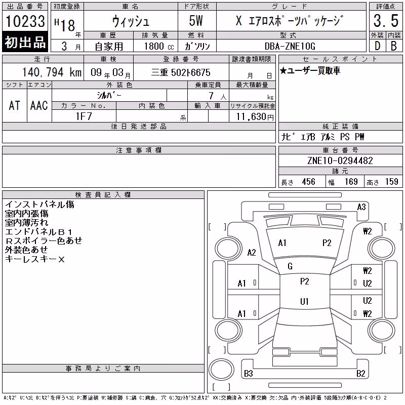 TOYOTA WISH