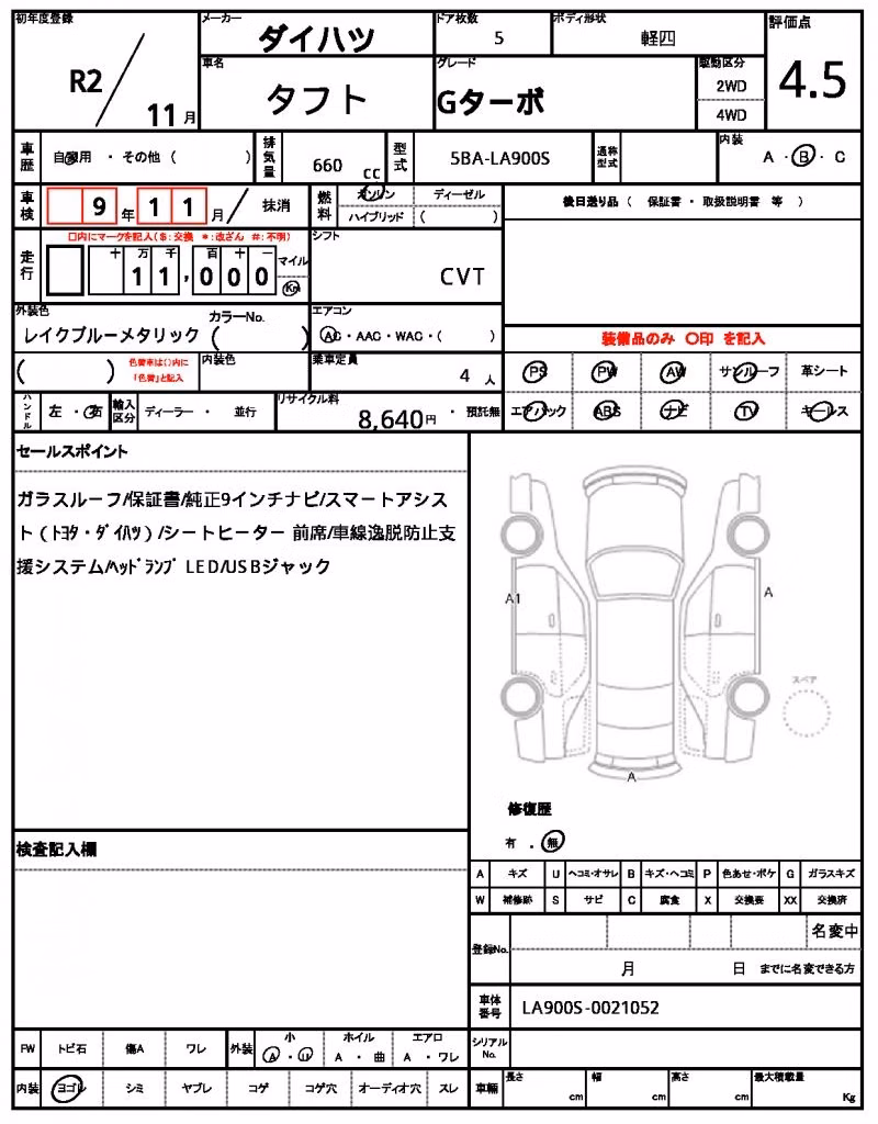 DAIHATSU TAFT