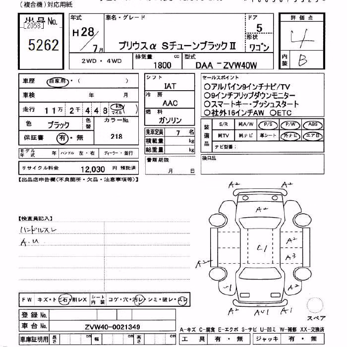 TOYOTA PRIUS ALPHA