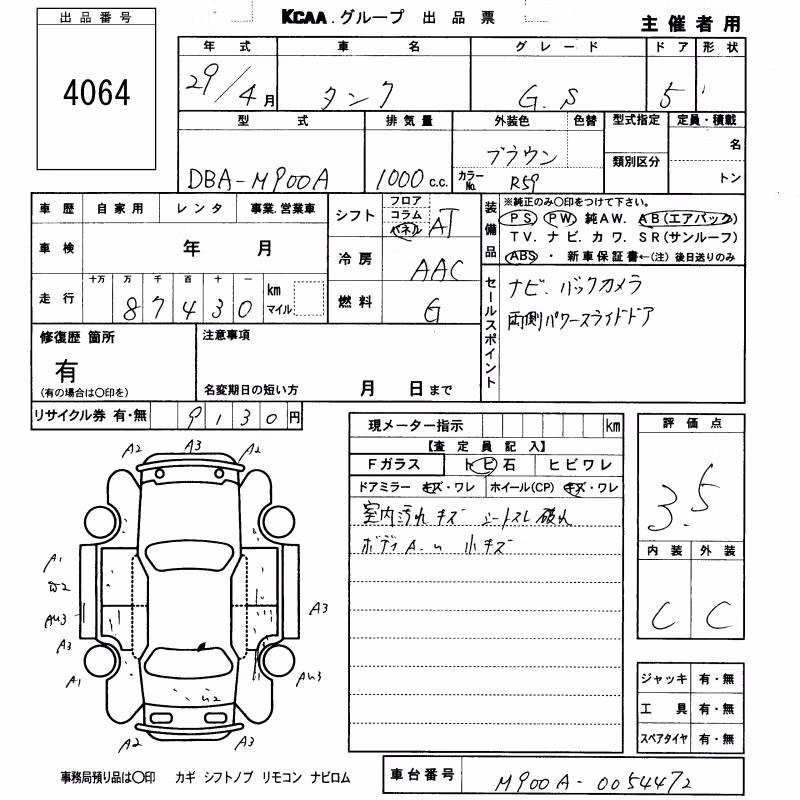 TOYOTA TANK