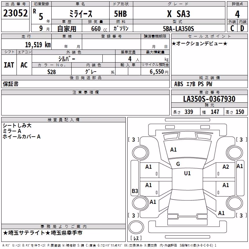DAIHATSU MIRA E:S