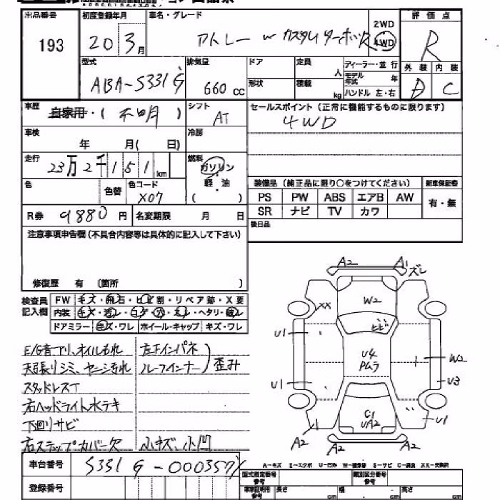 DAIHATSU ATRAI