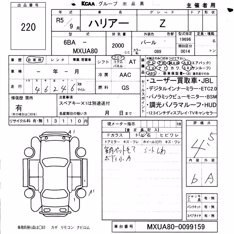 TOYOTA HARRIER