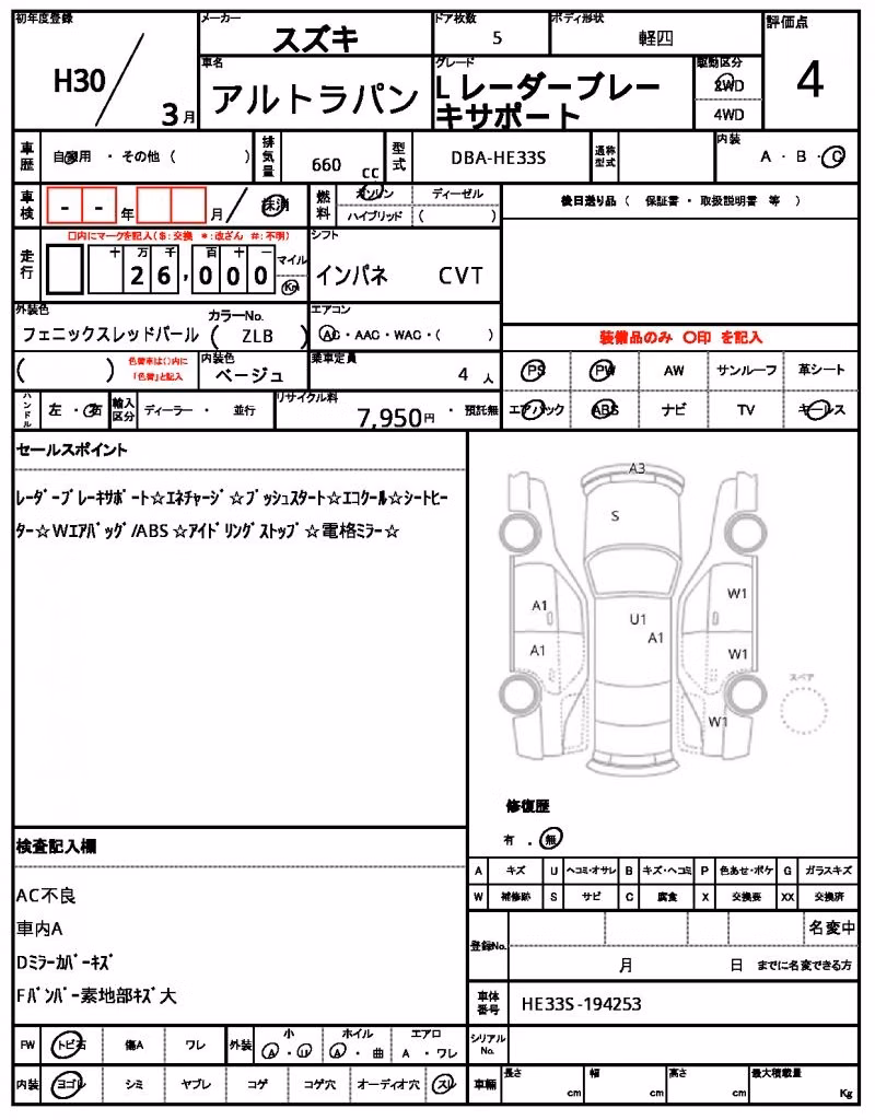 SUZUKI ALTO LAPIN