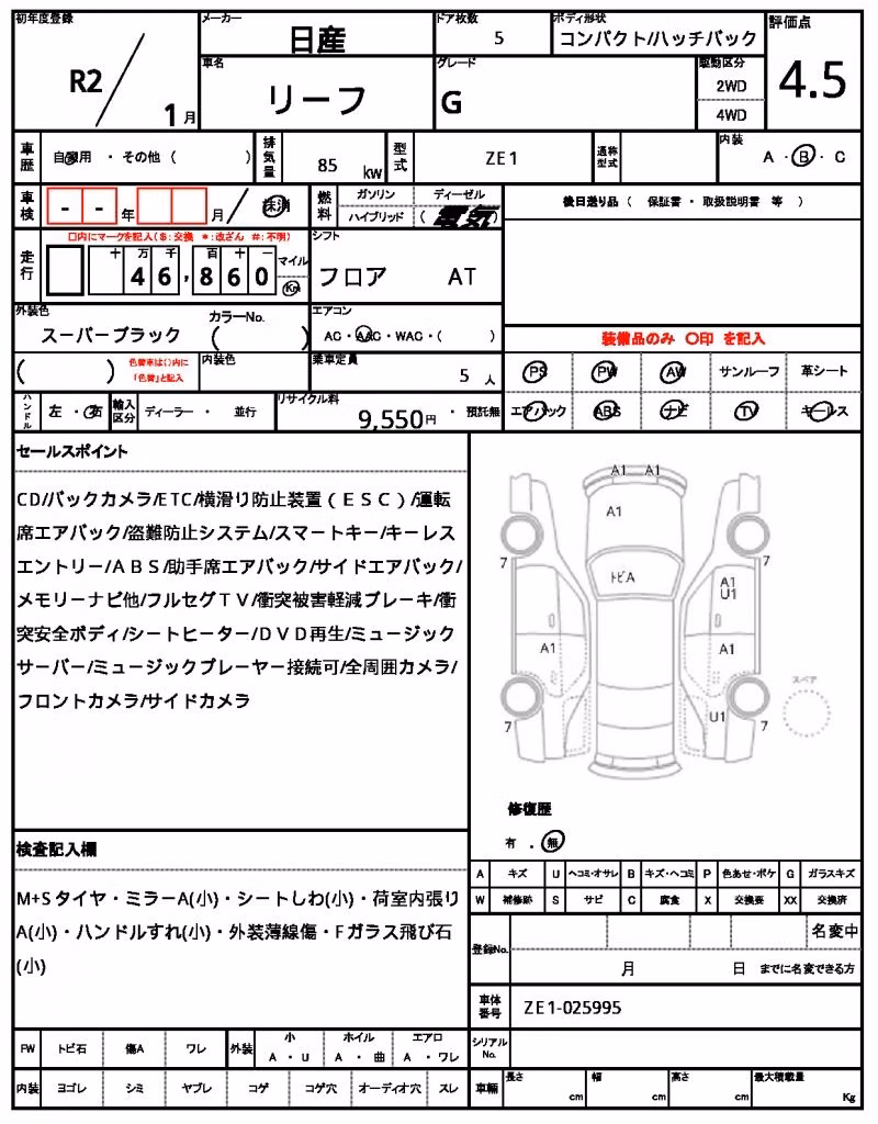 NISSAN LEAF