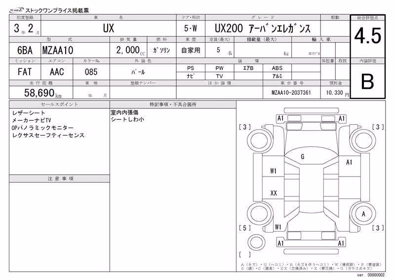 LEXUS UX200