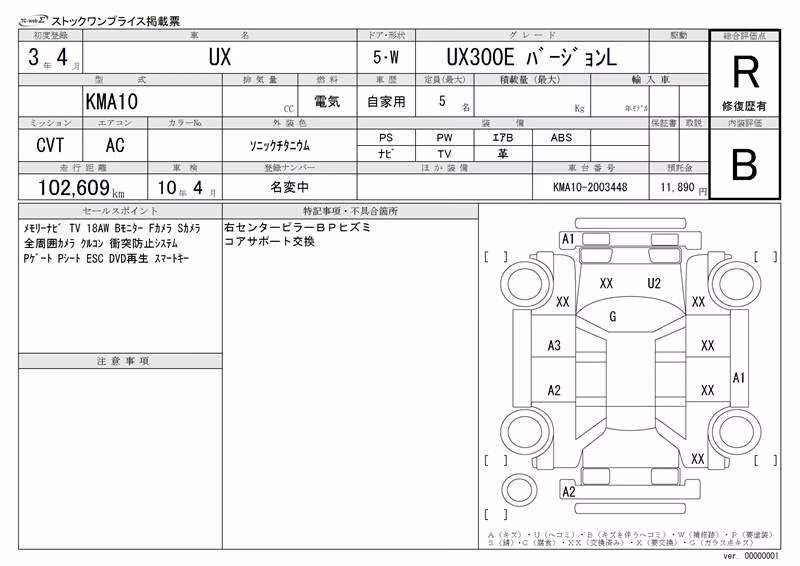 LEXUS UX300E