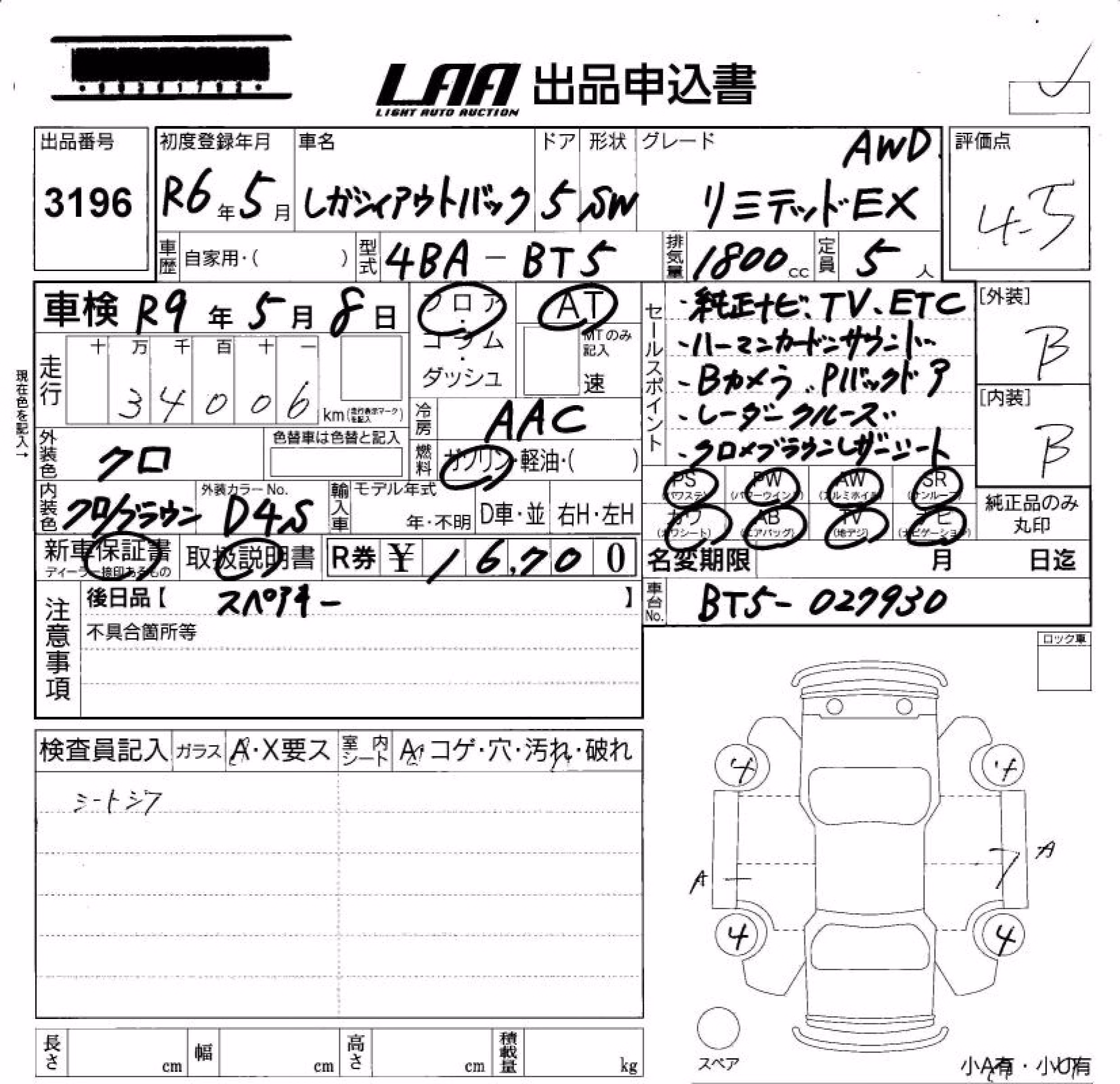 SUBARU OUTBACK