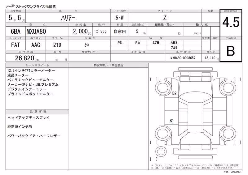 TOYOTA HARRIER