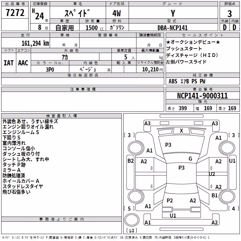 TOYOTA SPADE
