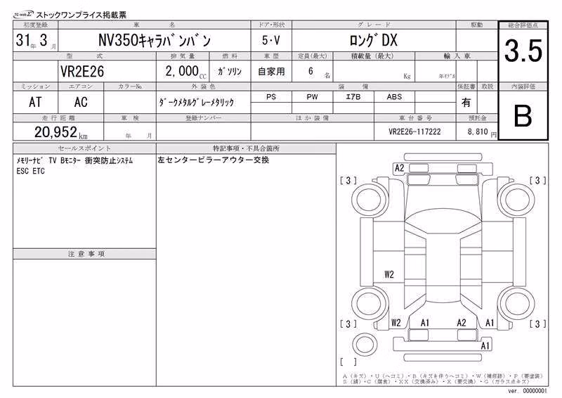 NISSAN NV350 CARAVAN
