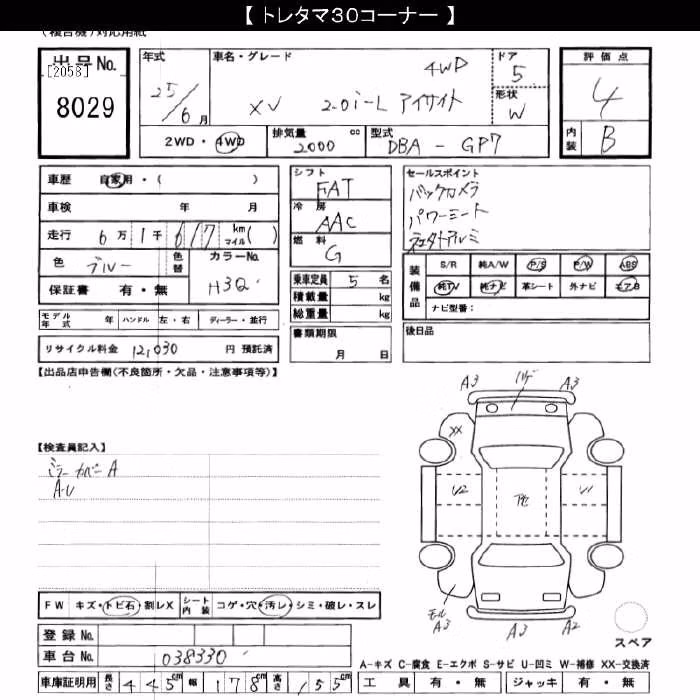 SUBARU XV