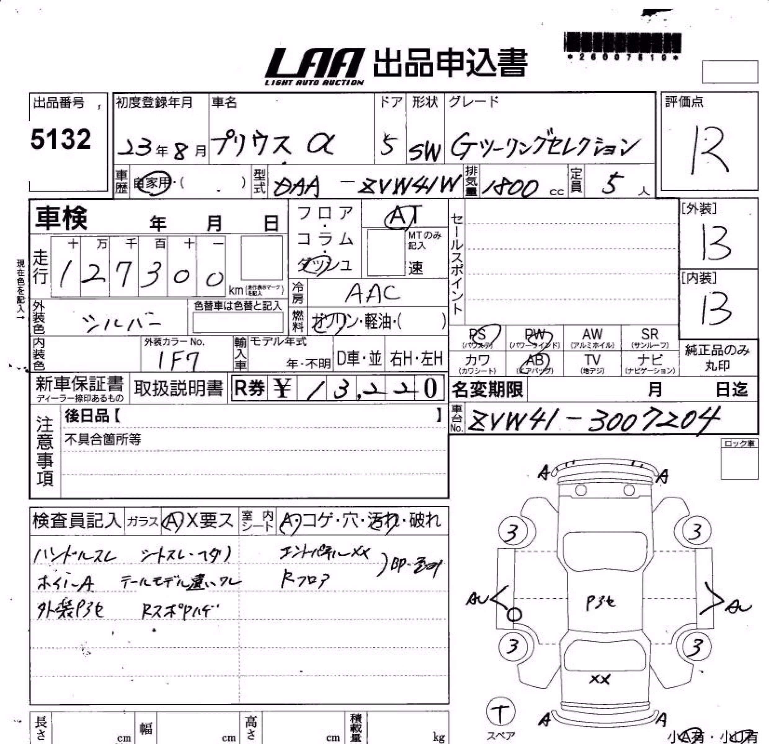 TOYOTA PRIUS ALPHA