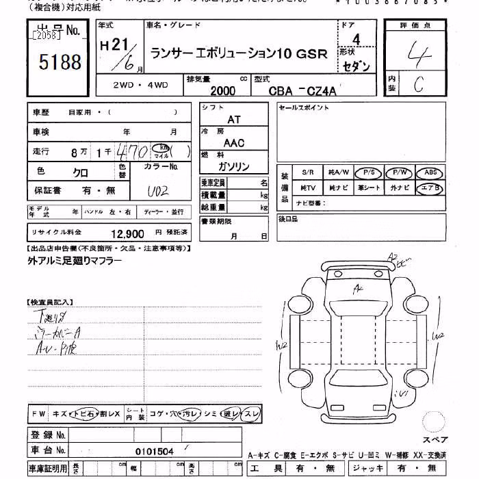 MITSUBISHI LANCER EVOLUTION