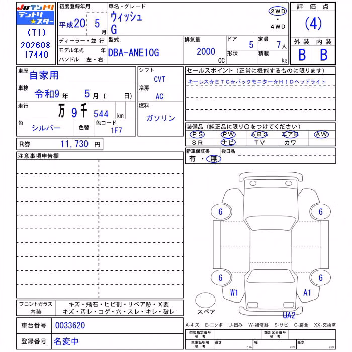 TOYOTA WISH