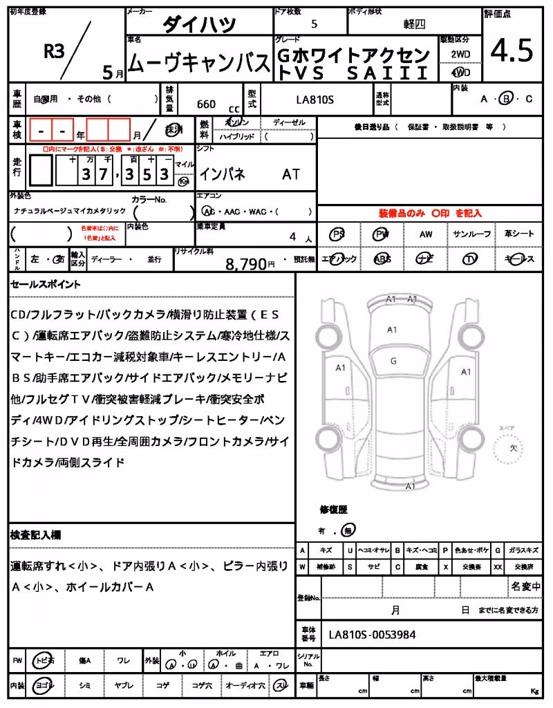 DAIHATSU MOVE CANBUS