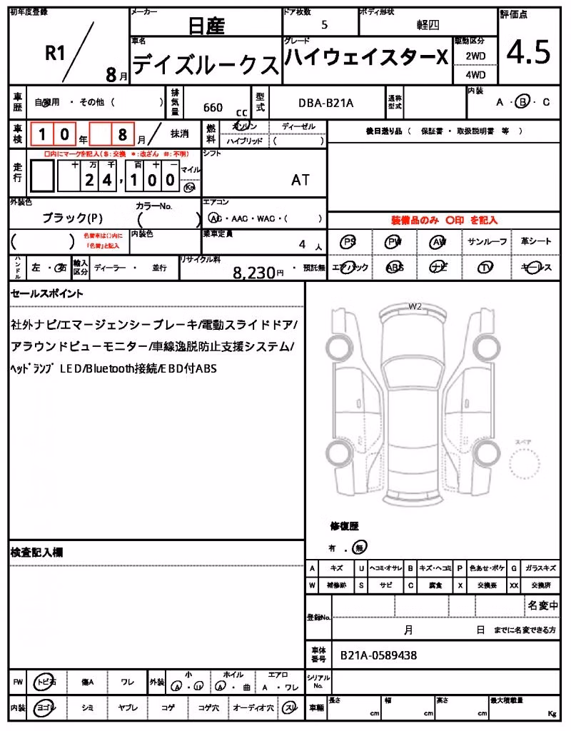 NISSAN DAYZ ROOX