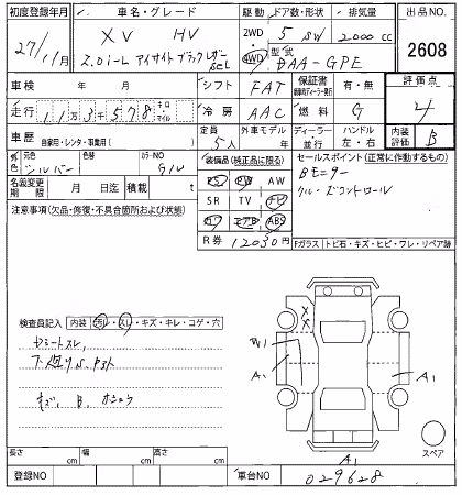 SUBARU XV