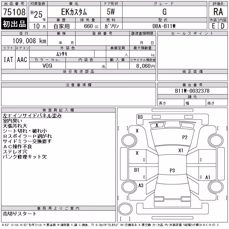 MITSUBISHI EK CUSTOM