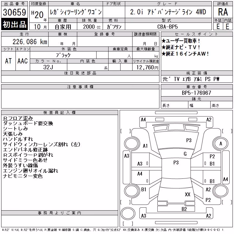 SUBARU LEGACY