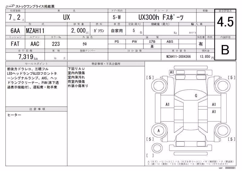LEXUS UX300H