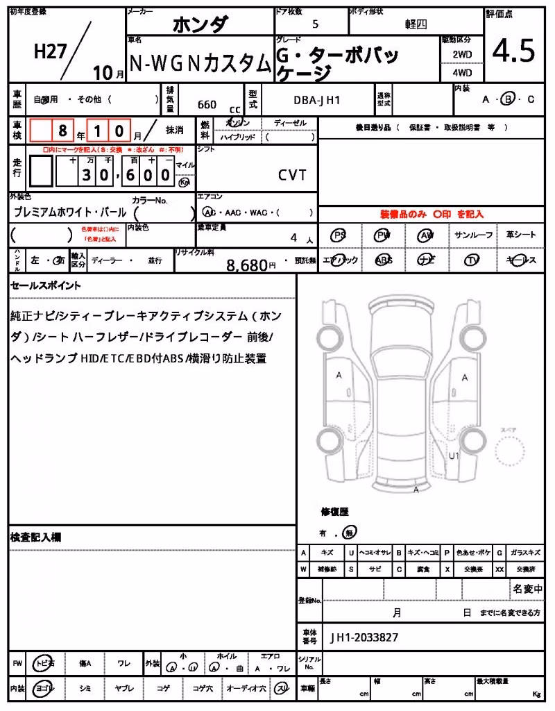HONDA N-WGN