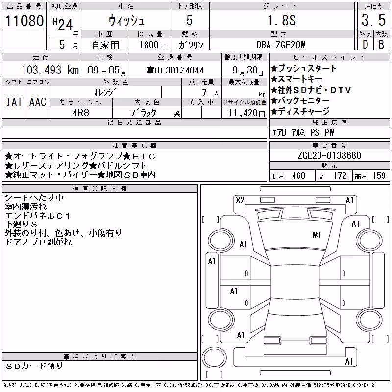 TOYOTA WISH