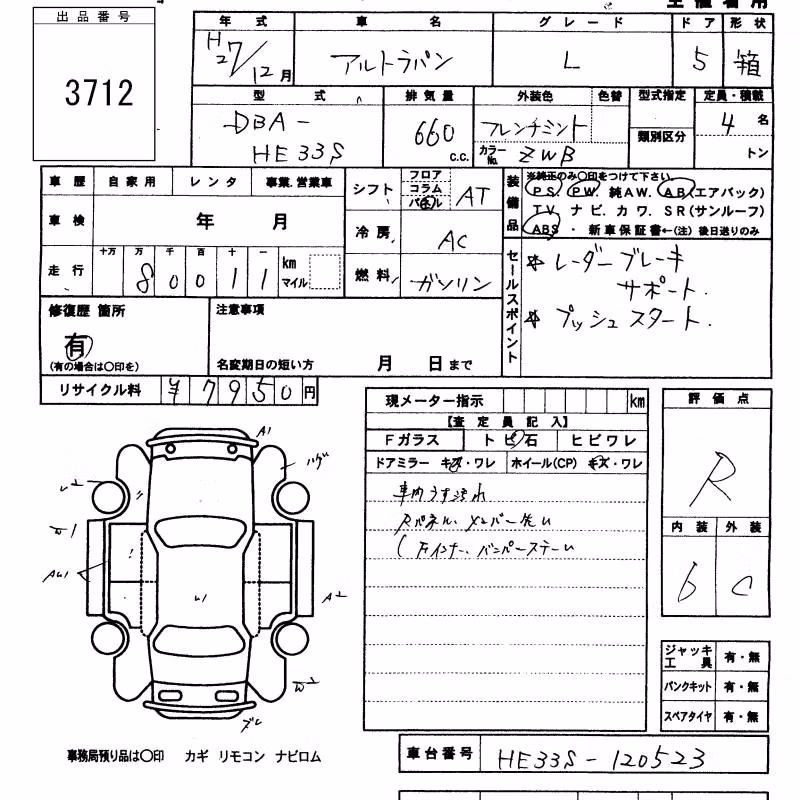 SUZUKI ALTO LAPIN