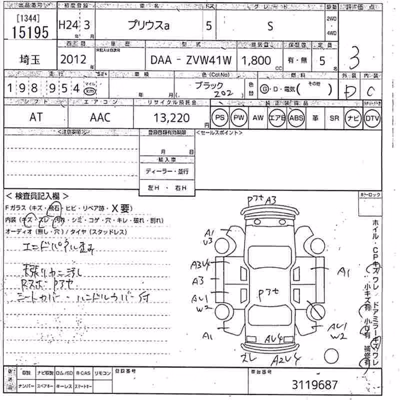 TOYOTA PRIUS ALPHA