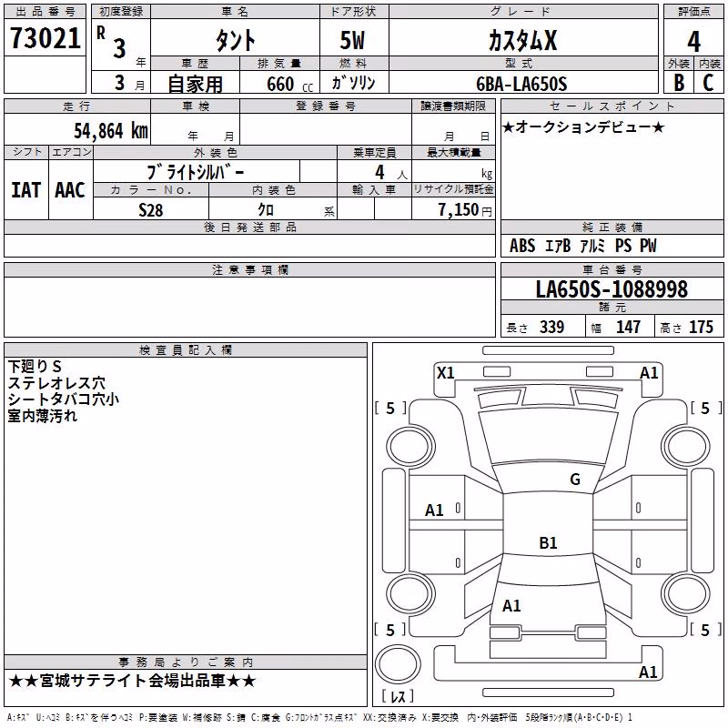 DAIHATSU TANTO