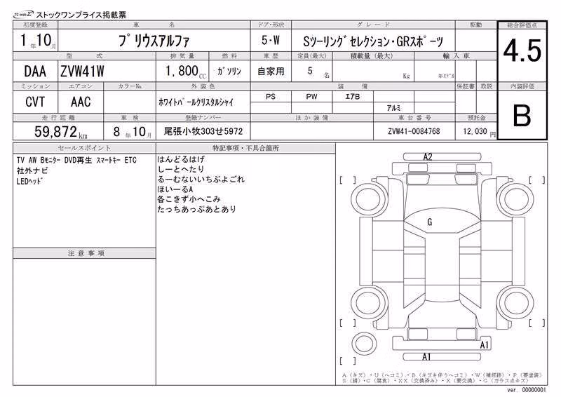 TOYOTA PRIUS ALPHA