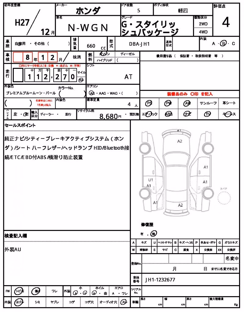 HONDA N-WGN